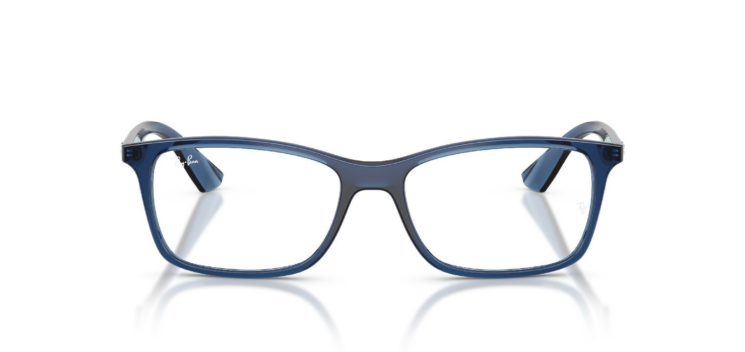 Ray-Ban Quadratisch Brillen 0RX7047 Blau für Damen/Herren