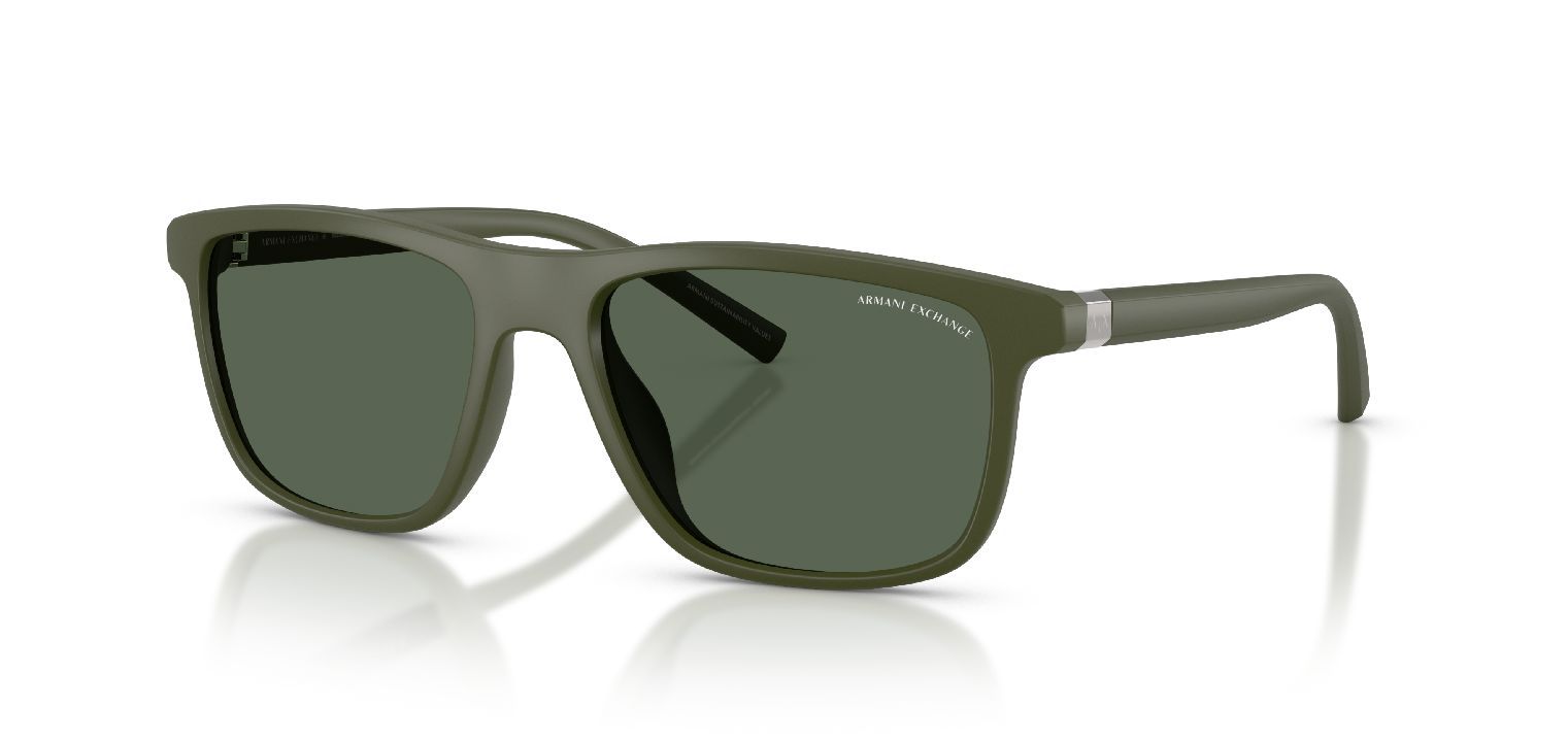 Armani Exchange Quadratisch Sonnenbrillen 0AX4167SU Grün für Herren