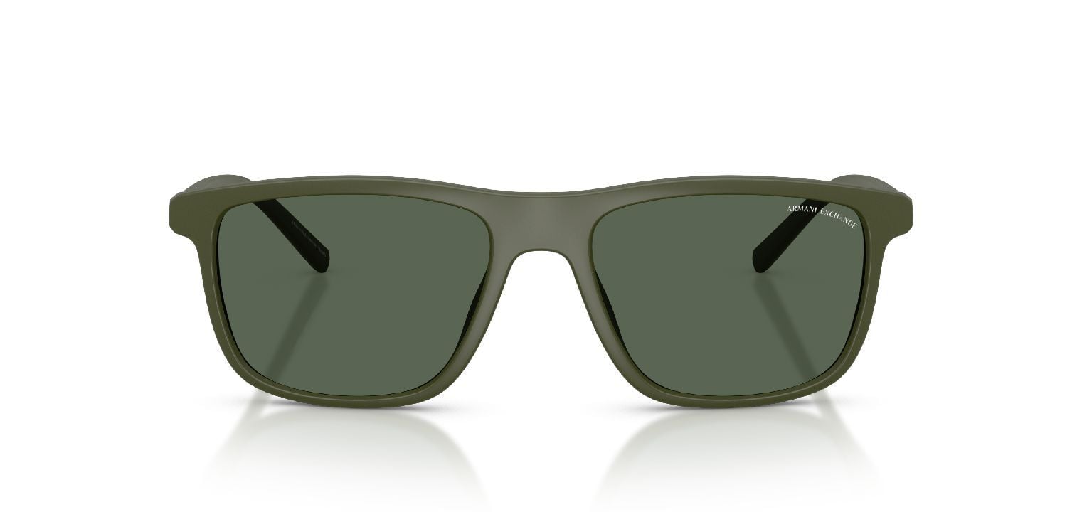 Armani Exchange Quadratisch Sonnenbrillen 0AX4167SU Grün für Herren