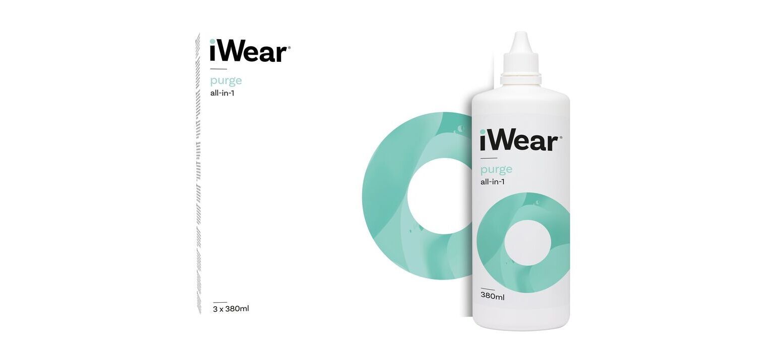 iWear Purge 3x380 ml Pflegemittel Weichlinsen