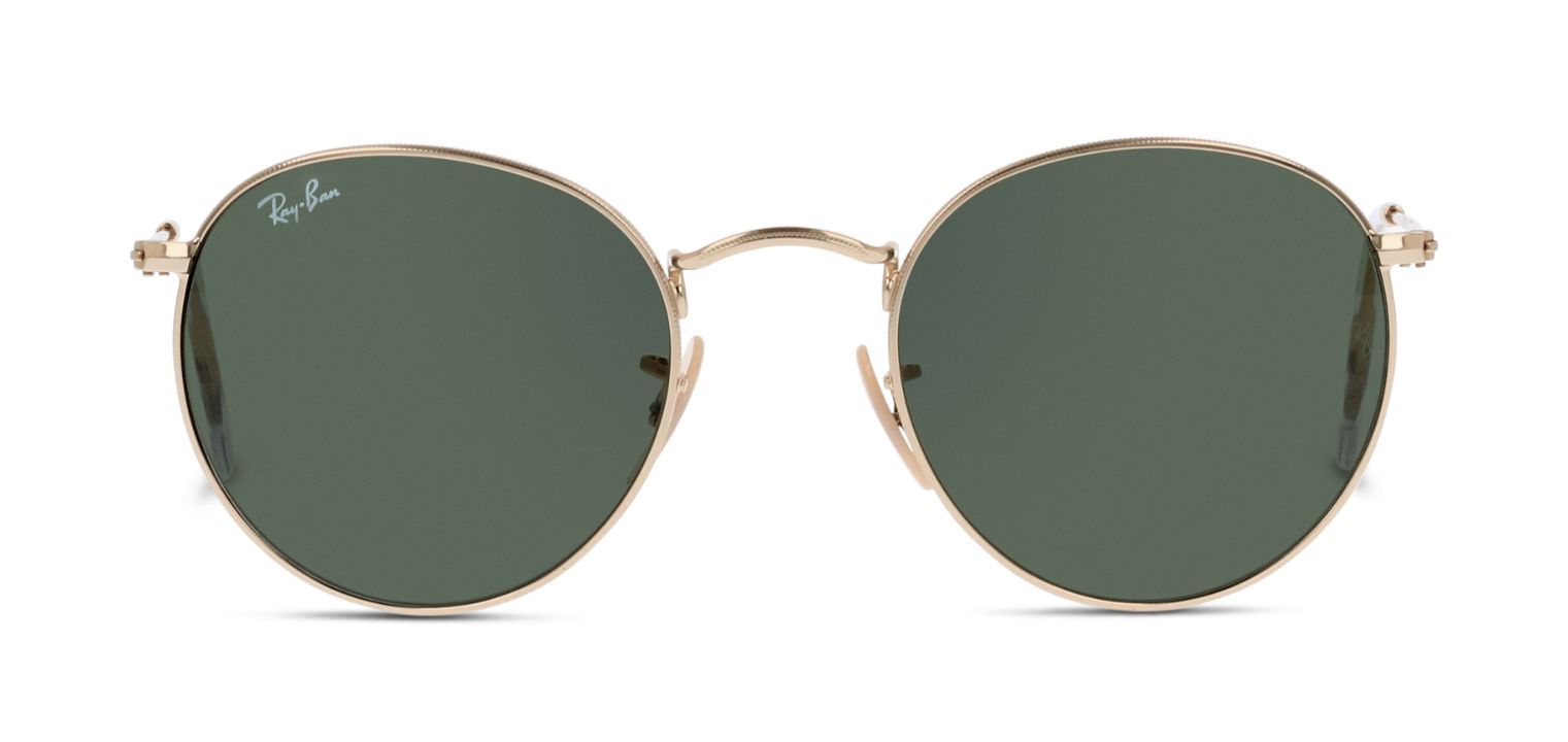 Occhiali da sole Uomo Ray-Ban 0RB3447 Rotonda Oro