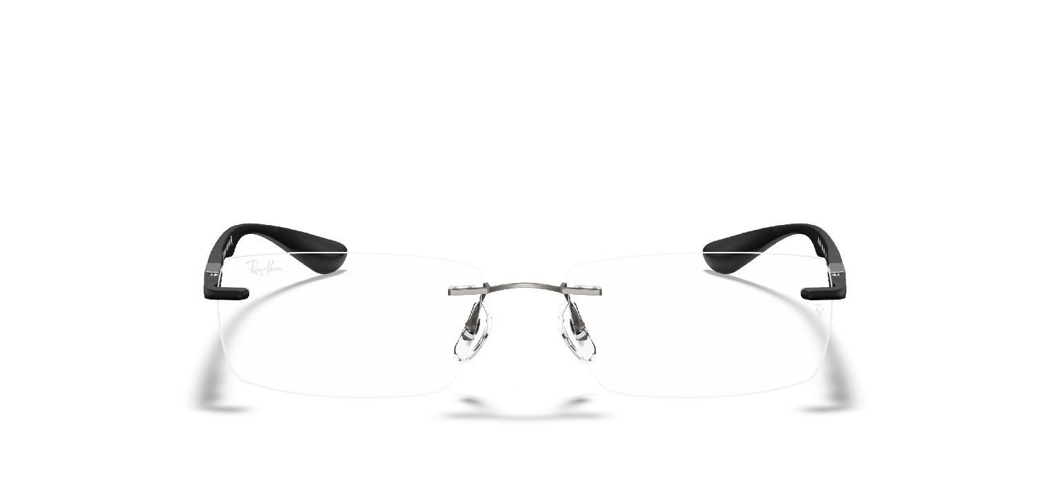 Ray-Ban Rechteckig Brillen 0RX8724 Schwarz für Damen/Herren