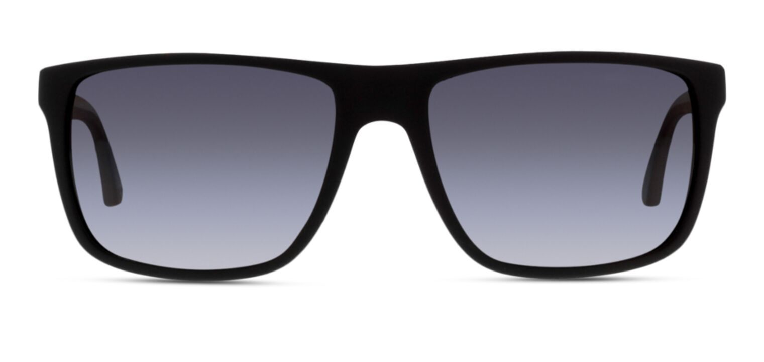 Occhiali da sole Emporio Armani Rettangolari 0EA4033 Nero da Uomo