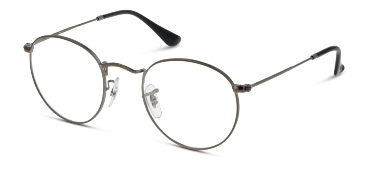 Lunettes de vue Homme-Femme Ray-Ban RX3447V Ronde Gris