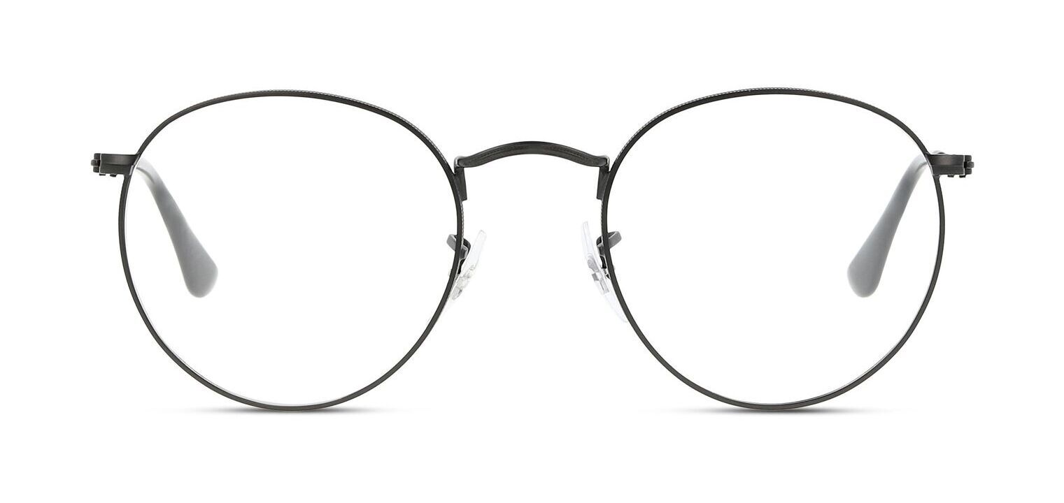 Occhiali Uomo-Donna Ray-Ban RX3447V Rotonda Nero opaco McOptic