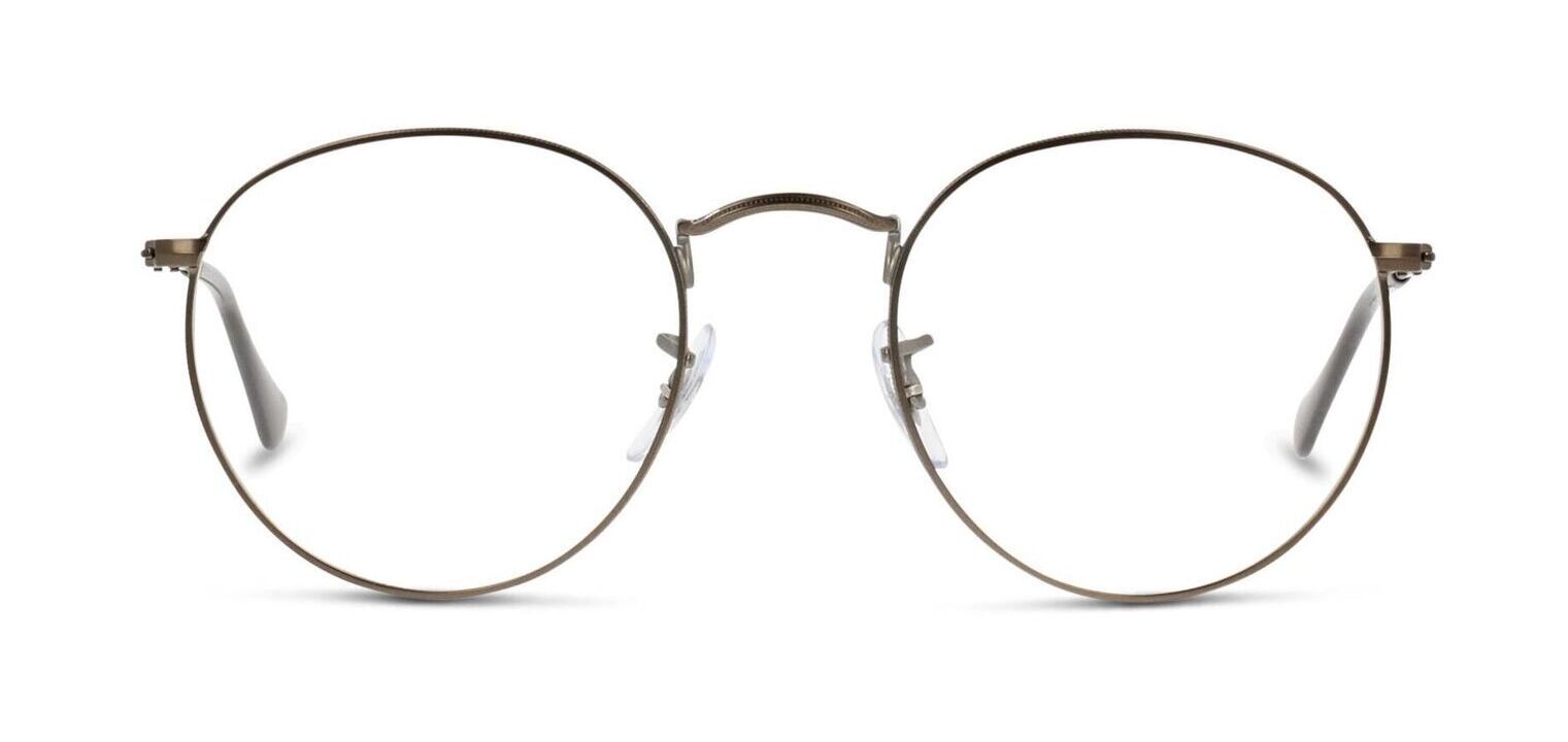 Occhiali Uomo-Donna Ray-Ban RX3447V Rotonda Grigio McOptic