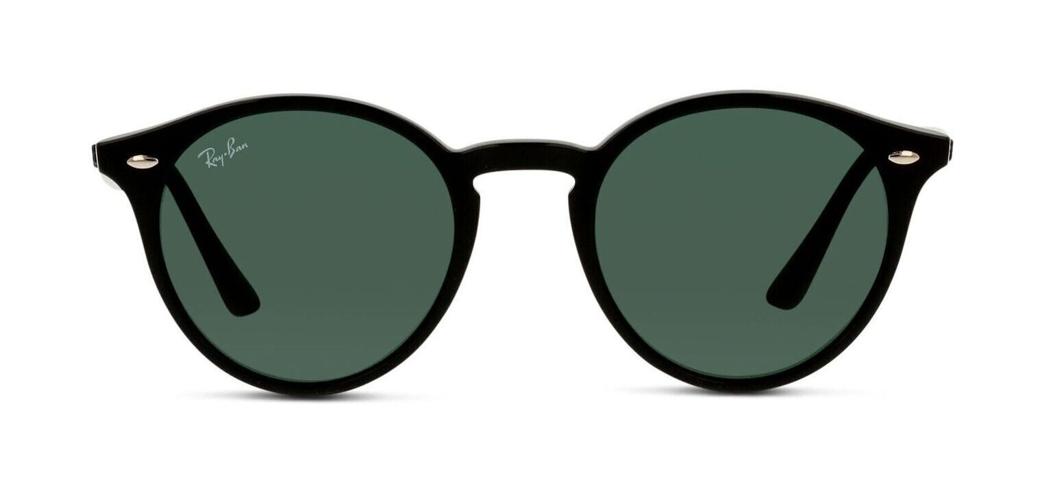 Ray-Ban Rund Sonnenbrillen 0RB2180 Schwarz für Damen/Herren