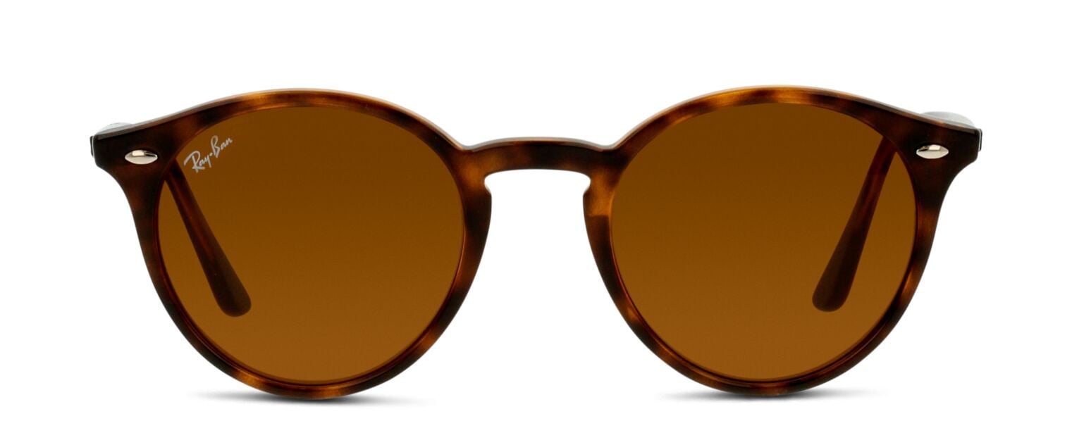 Lunettes de soleil Ray Ban Ronde 0RB2180 Ecaille pour Homme Femme McOptic
