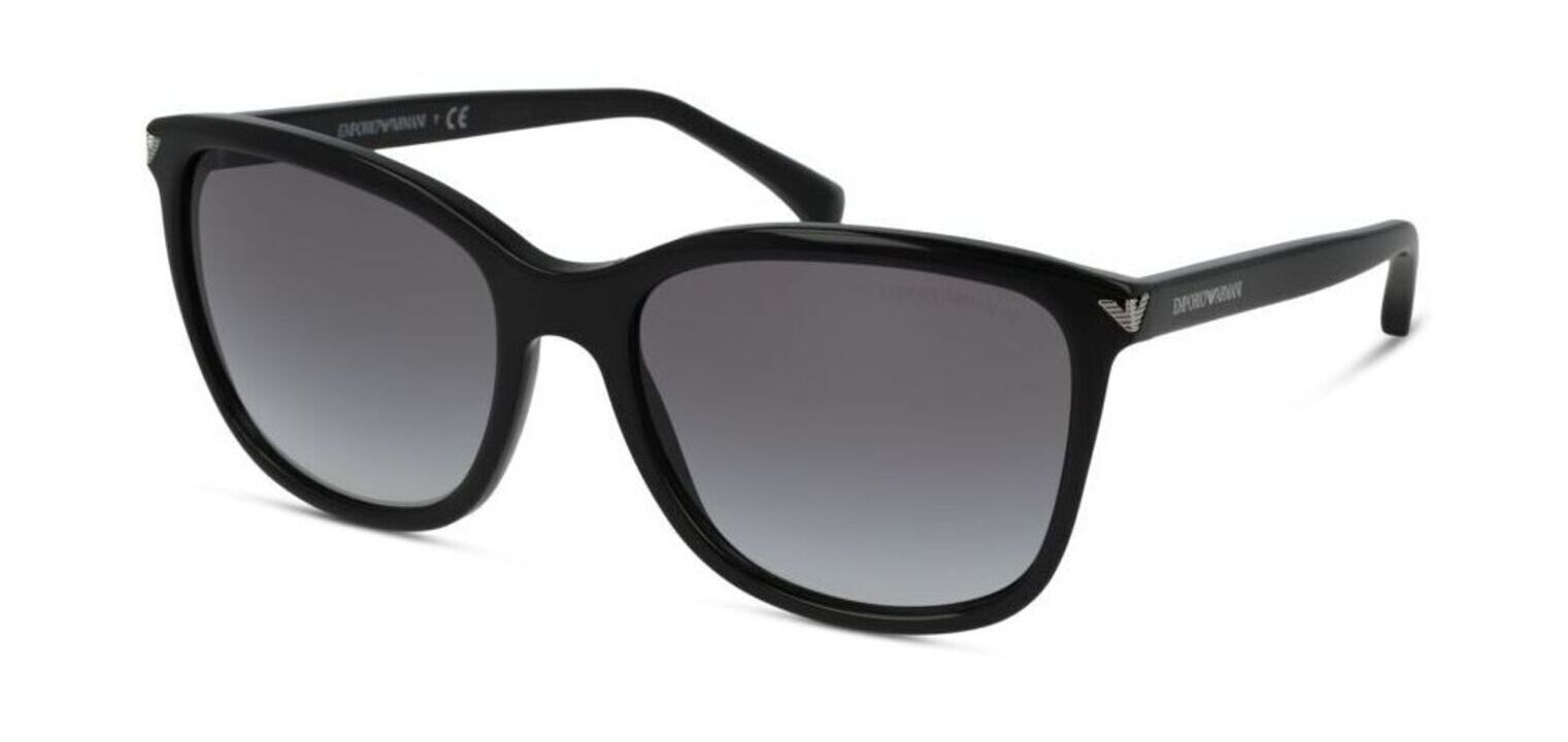 Lunettes de soleil Femme Emporio Armani 0EA4060 Rectangle Noir