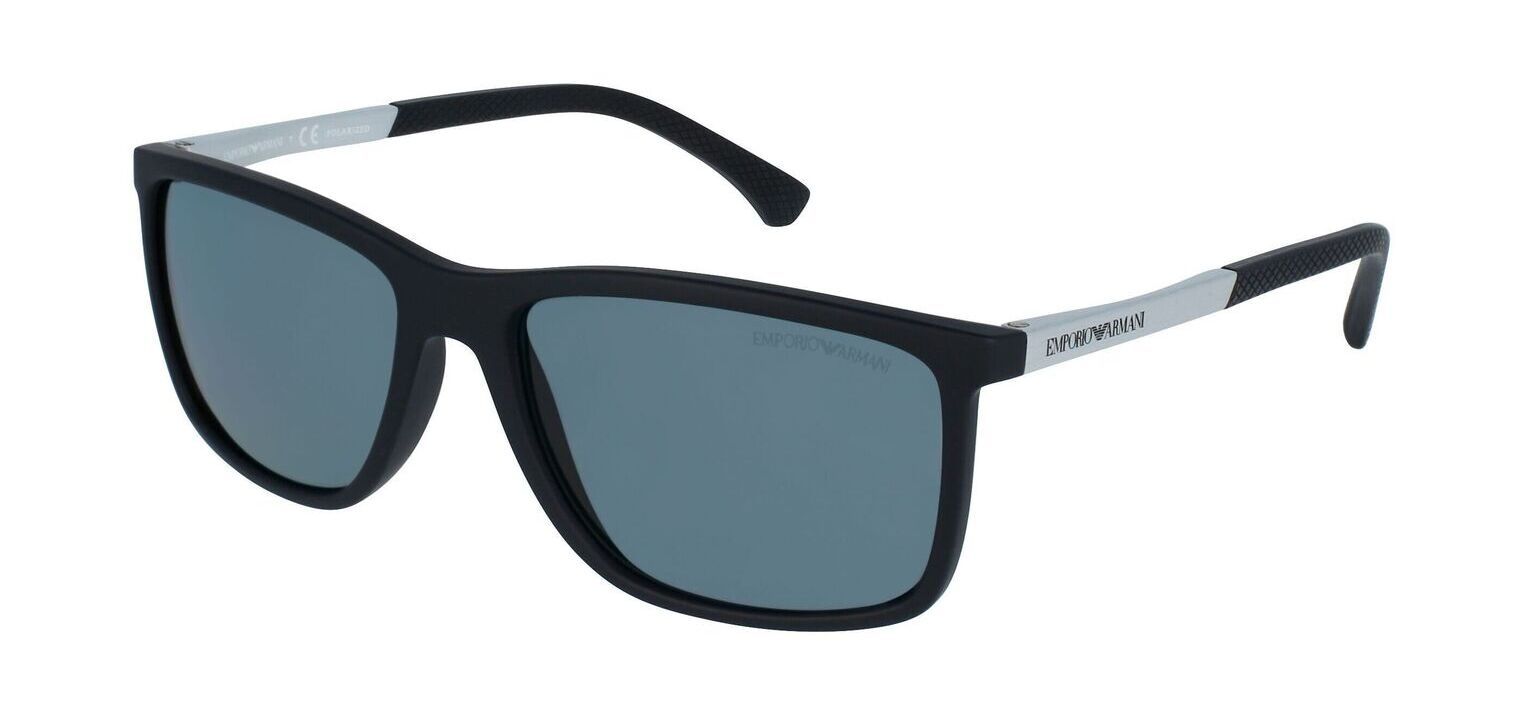 Occhiali da sole Uomo Emporio Armani 0EA4058 Rettangolari Nero McOptic