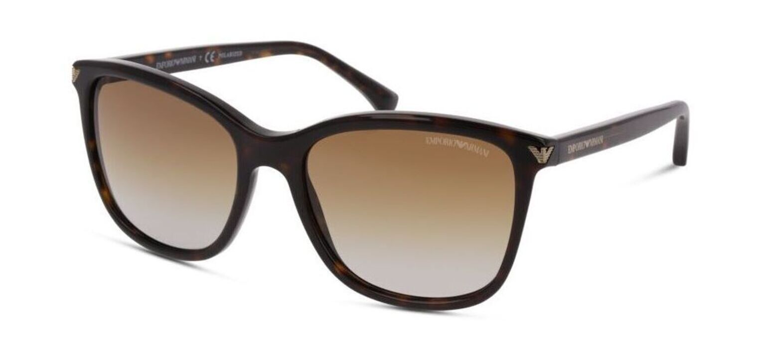 Lunettes de soleil Femme Emporio Armani 0EA4060 Rectangle Ecaille