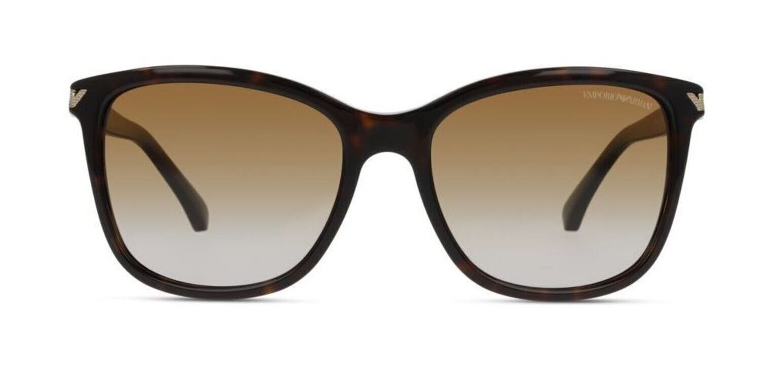 Lunettes de soleil Emporio Armani Rectangle 0EA4060 Ecaille pour Femme McOptic