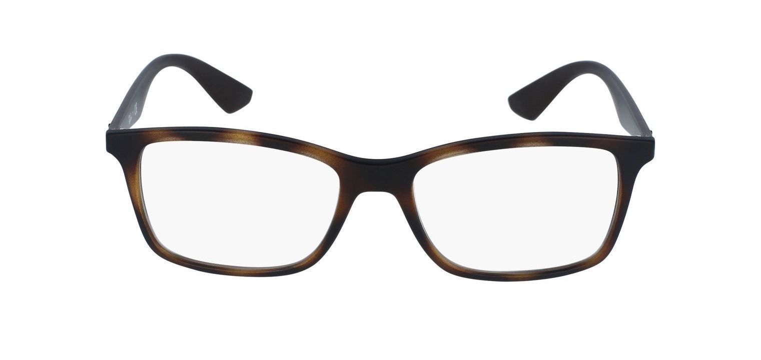 Occhiali da vista Ray-Ban Rettangolari 0RX7047 Tartarugato da Uomo-Donna