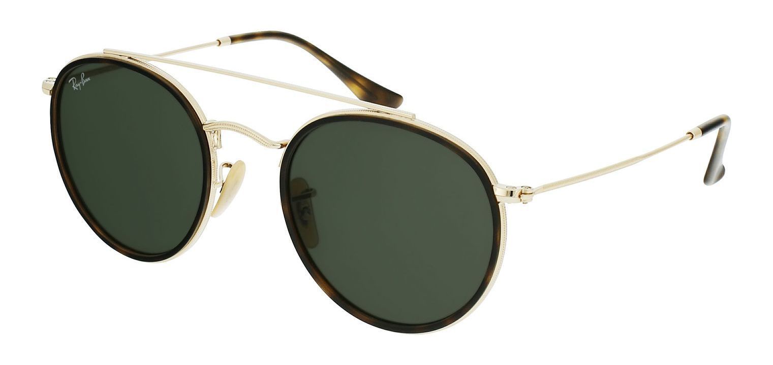 Occhiali da sole Ray Ban Rotonda 0RB3647N Oro da Uomo Donna McOptic