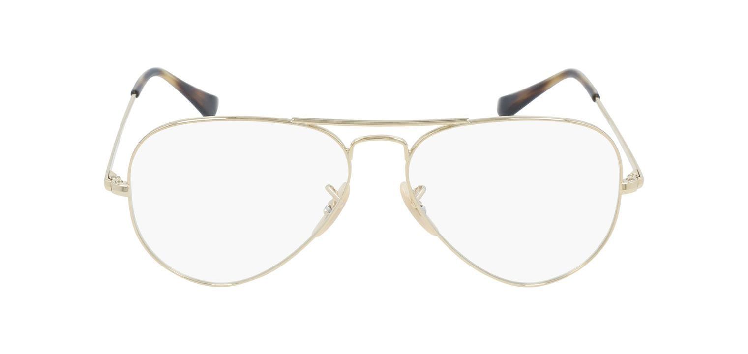 Lunettes de vue Homme-Femme Ray-Ban 0RX6489 Pilot Doré