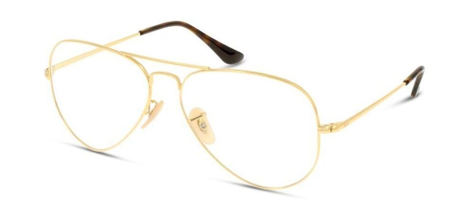 Lunettes de vue Homme Femme Ray Ban 0RX6489 Pilot Dor McOptic