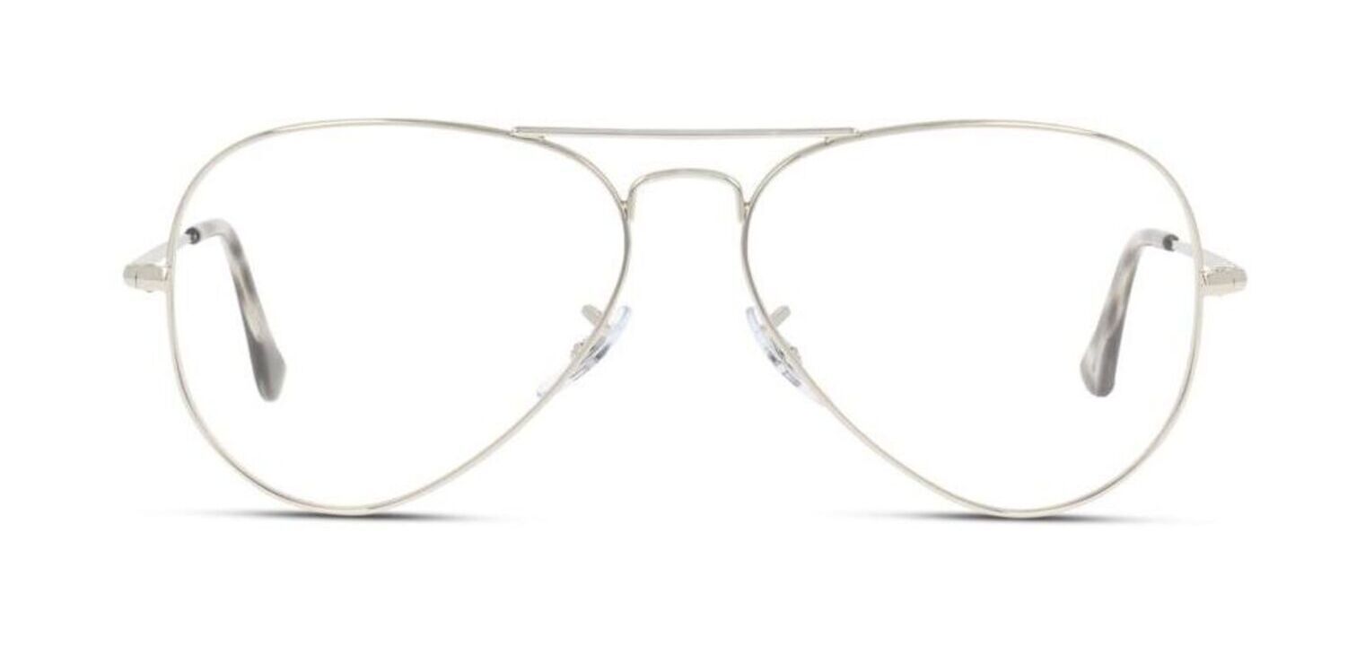 Occhiali da vista Ray-Ban Aviator 0RX6489 Argento da Uomo-Donna