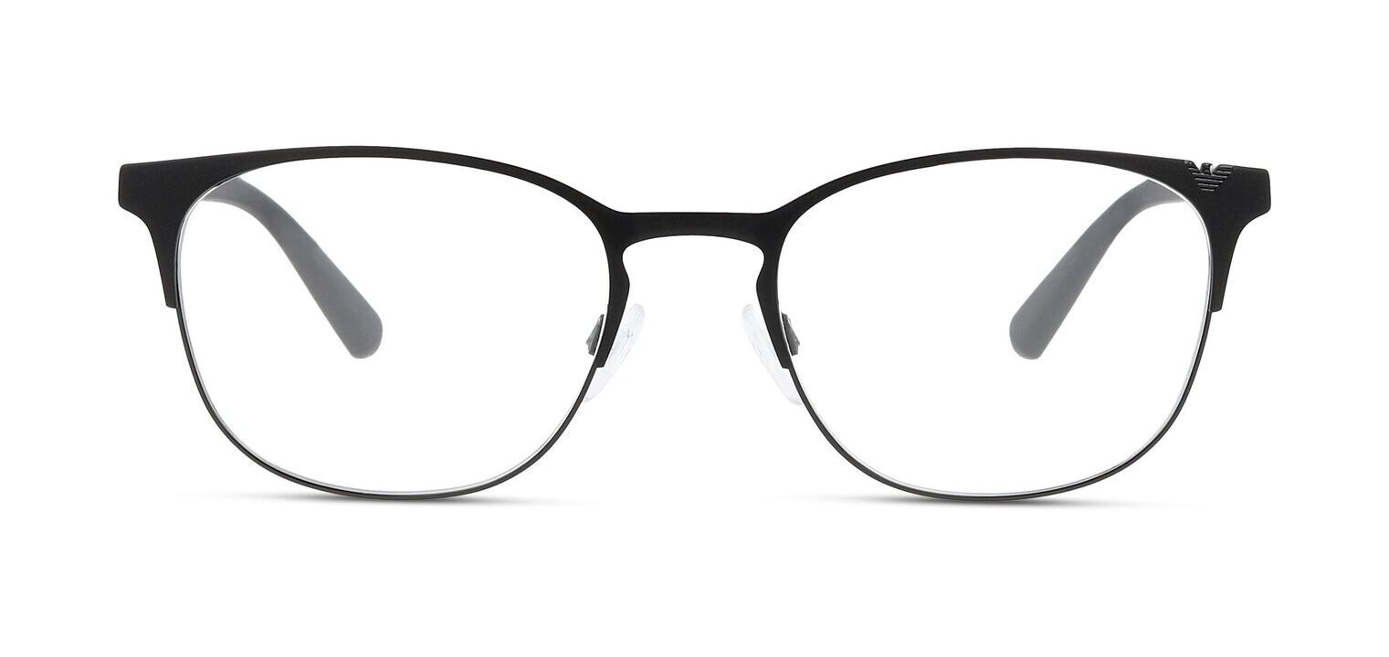 Emporio Armani Oval Brillen 0EA1059 Mattschwarz für Herren