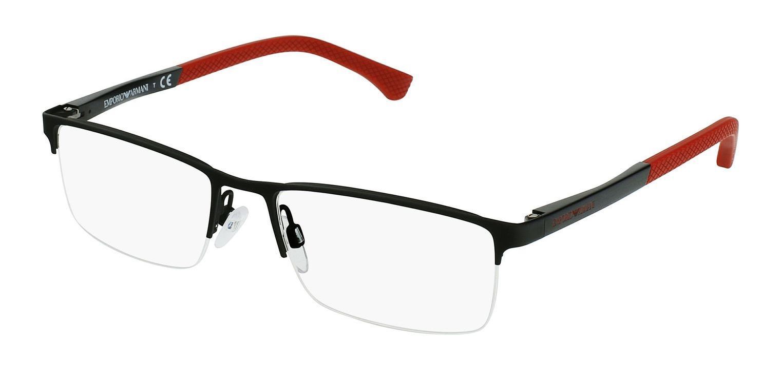 Emporio Armani Brillen Herr 0EA1041 Rechteckig Schwarz McOptic