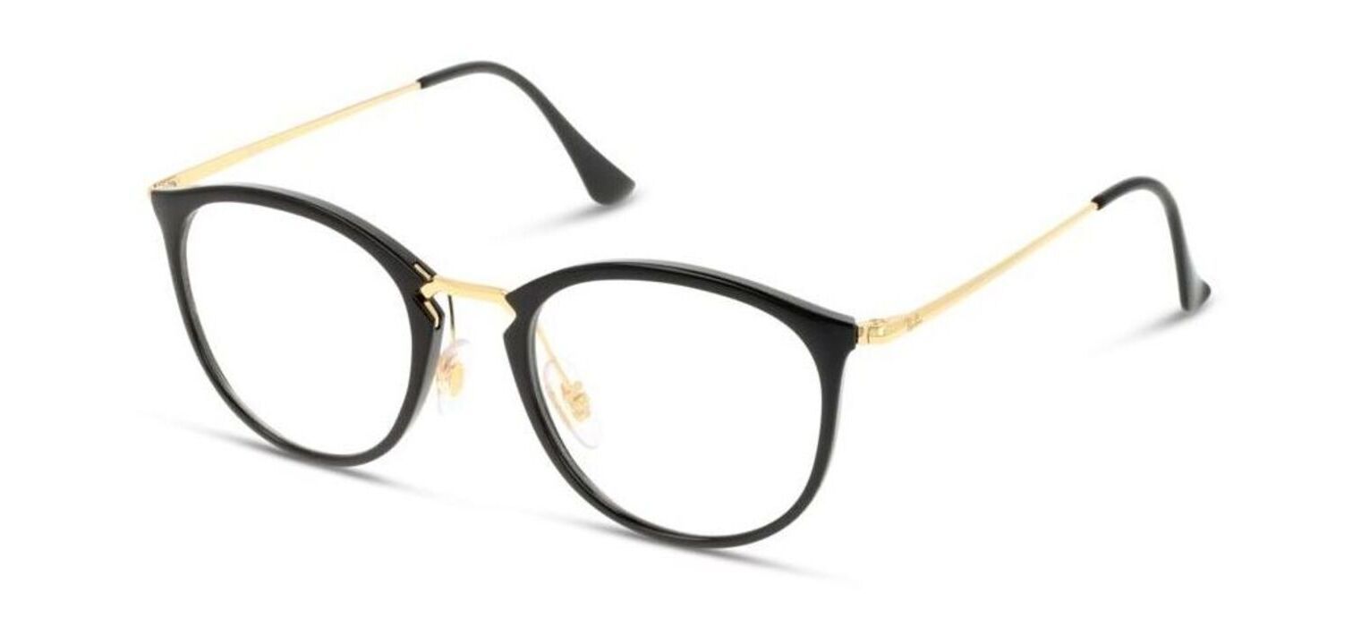 Occhiali da vista Ray Ban Rotonda 0RX7140 Nero da Donna McOptic