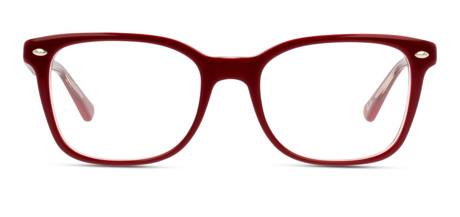 Ray-Ban Rechteckig Brillen RX5285 Rot für Damen