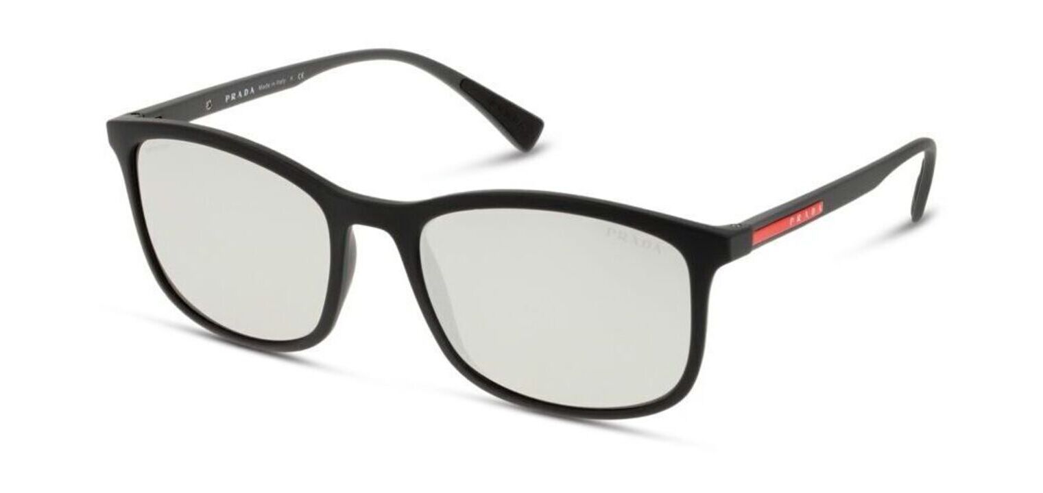 Prada Linea Rossa Rechteckig Sonnenbrillen 0PS 01TS Schwarz für Herren