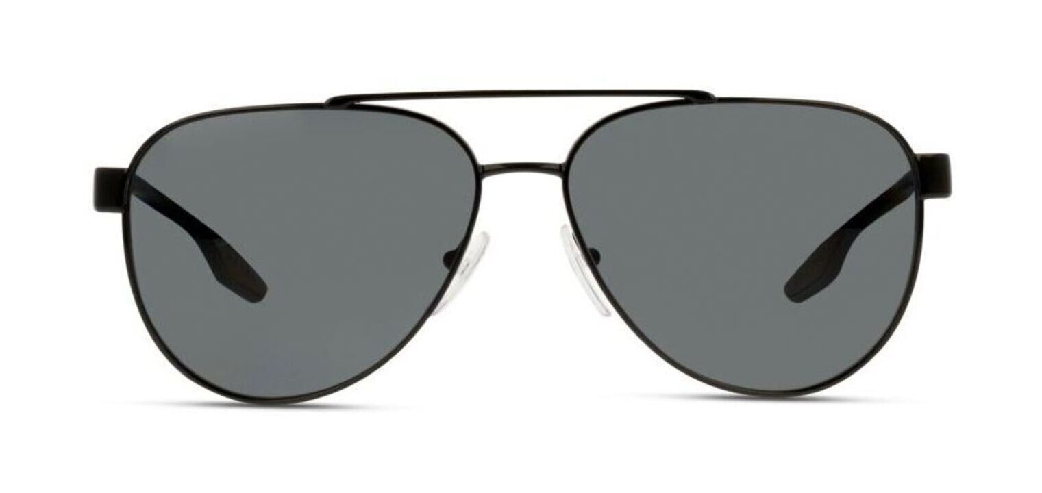 Lunettes de soleil Prada Linea Rossa Aviator 0PS 54TS Noir pour Homme
