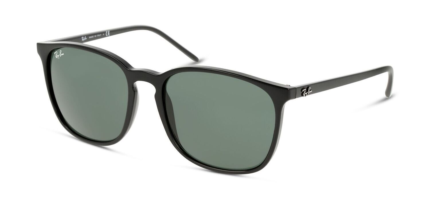 Lunettes de soleil Homme-Femme Ray-Ban 0RB4387 Wayfarer Noir