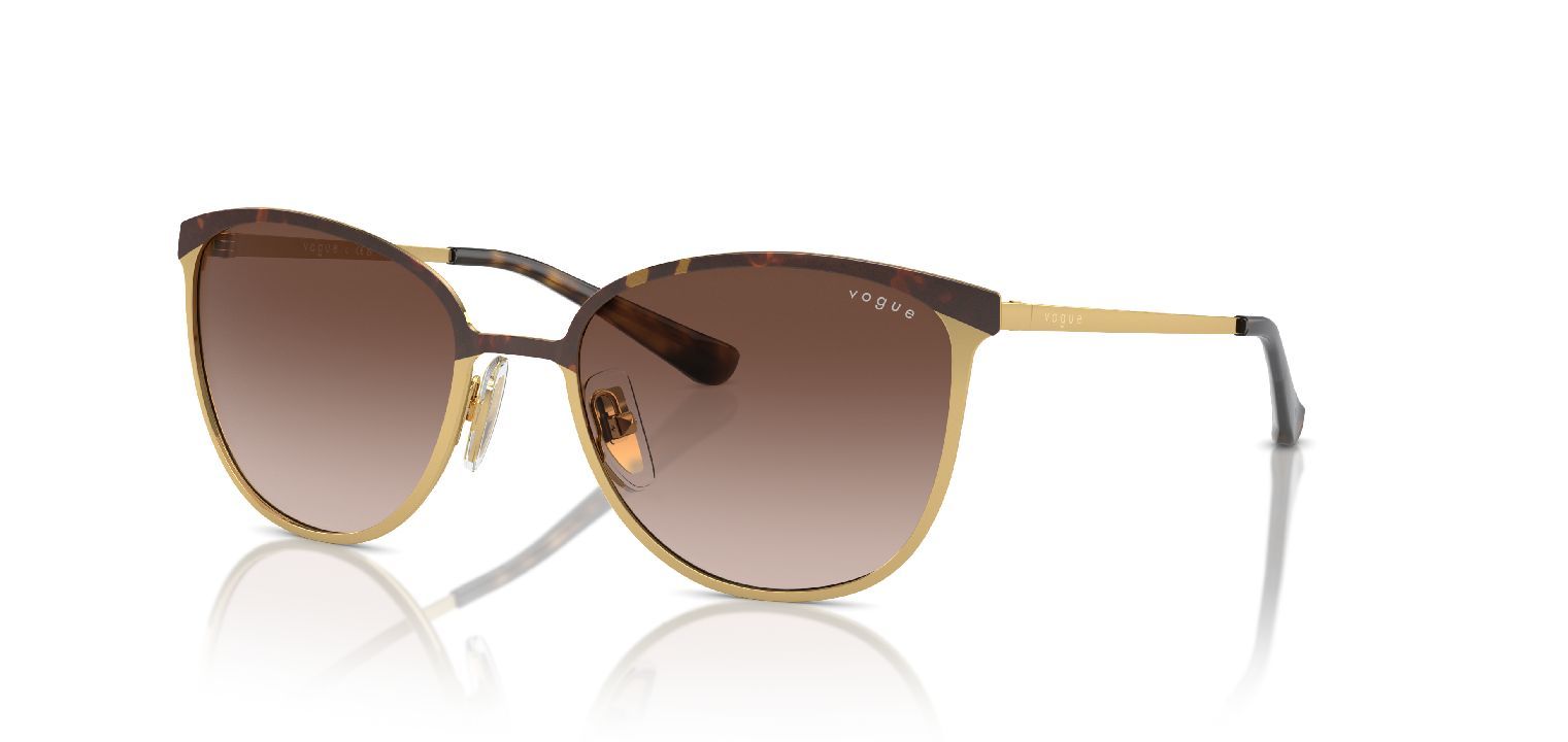Vogue Quadratisch Sonnenbrillen 0VO4002S Havana für Damen
