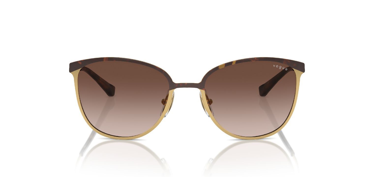 Vogue Quadratisch Sonnenbrillen 0VO4002S Havana für Damen