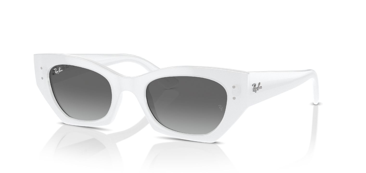 Lunettes de soleil Homme-Femme Ray-Ban 0RB4430 Fantaisie Blanc