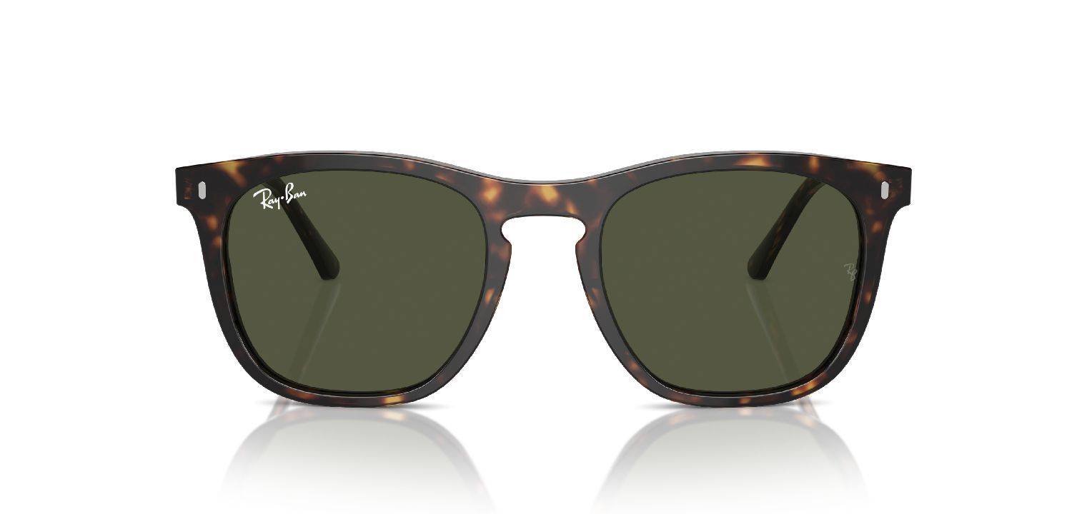 Ray-Ban Quadratisch Sonnenbrillen 0RB2210 Havana für Damen/Herren