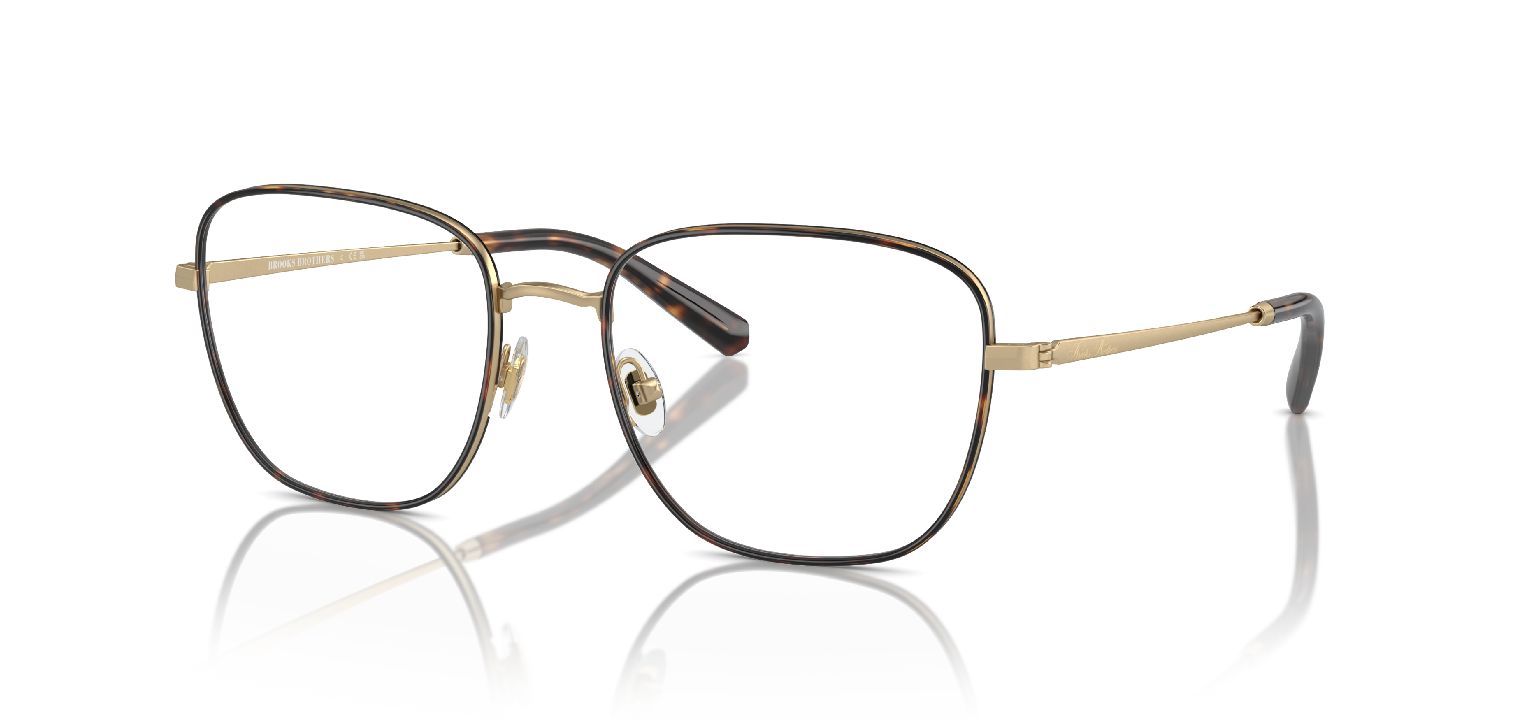Lunettes de vue Brooks Brothers Carre 0BB1115J Dore pour Homme McOptic