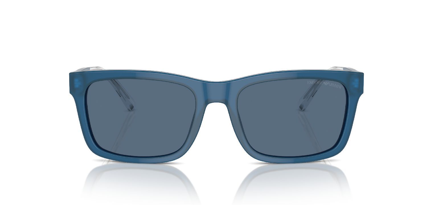 Occhiali da sole Emporio Armani Rettangolari 0EA4224 Blu da Uomo McOptic