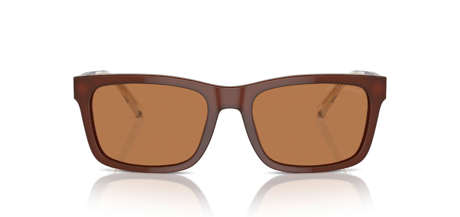 Lunettes de soleil Homme Emporio Armani 0EA4224 Rectangle Marron