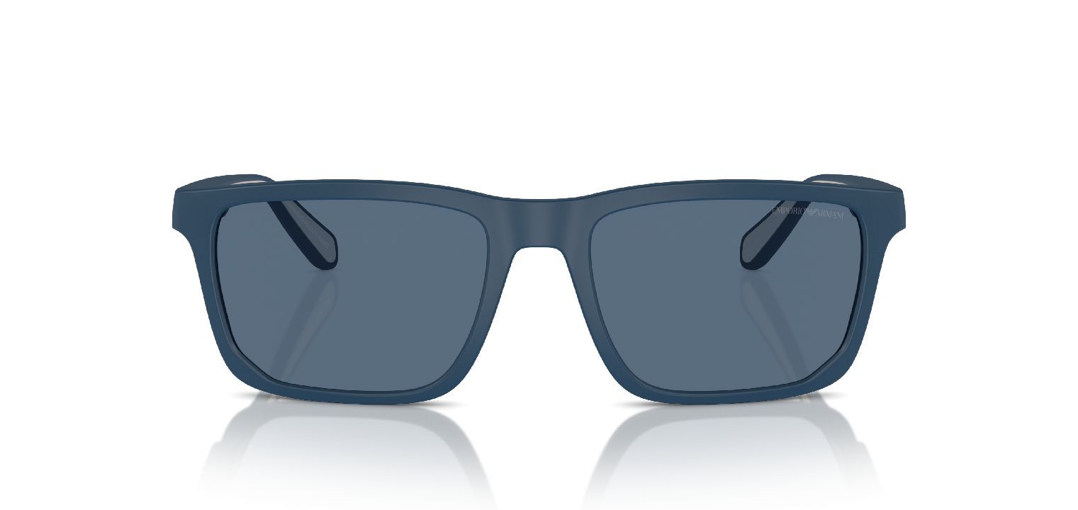 Emporio Armani Rechteckig Sonnenbrillen 0EA4219 Blau für Herren