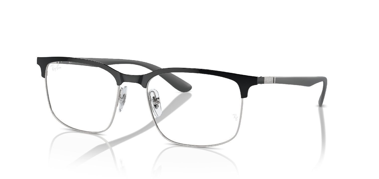 Ray-Ban Quadratisch Brillen 0RX6518 Schwarz für Damen/Herren