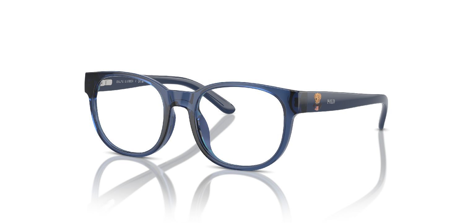 Lunettes de vue Polo Prep Ronde 0PP8549U Bleu pour Enfant