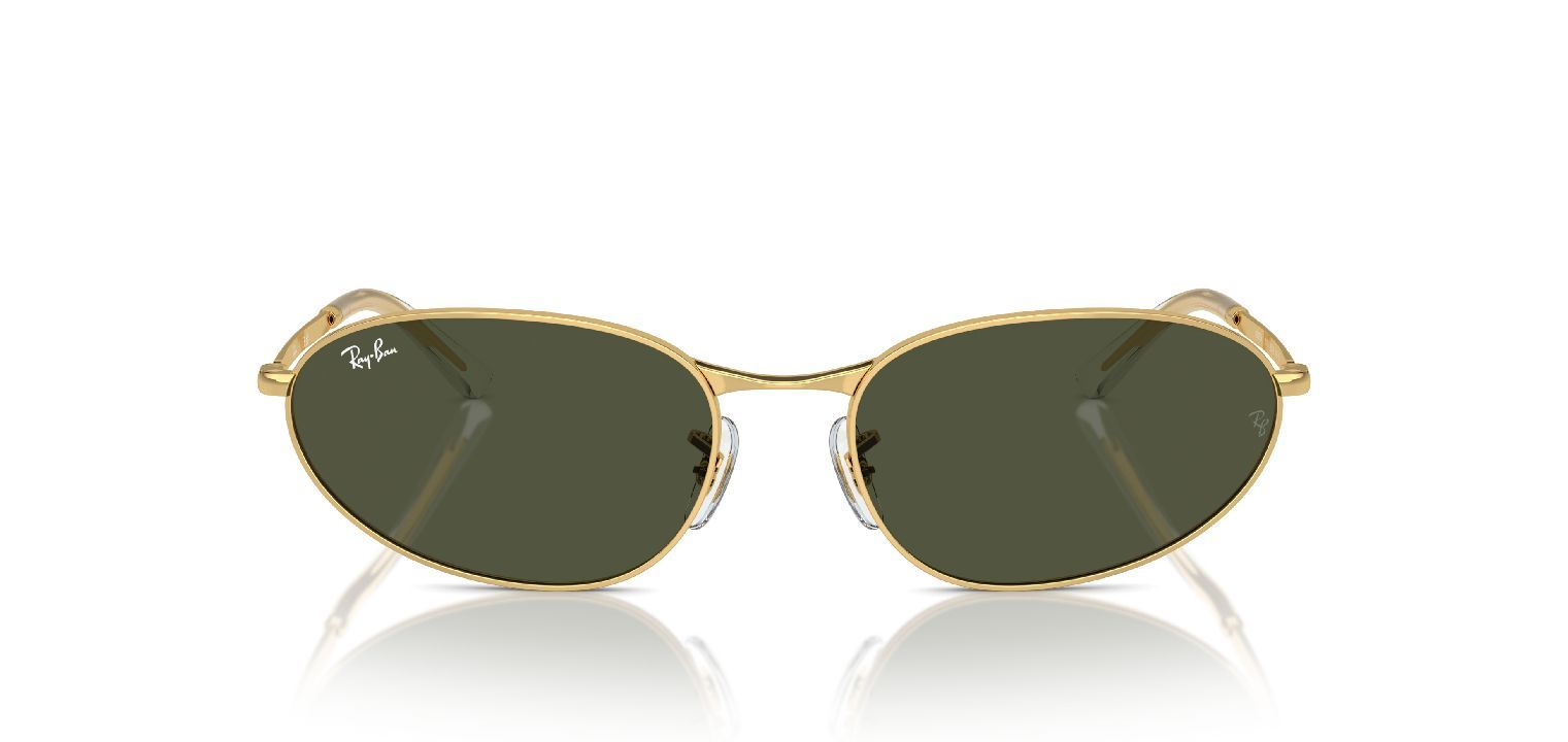 Ray-Ban Oval Sonnenbrillen 0RB3734 Gold für Damen/Herren