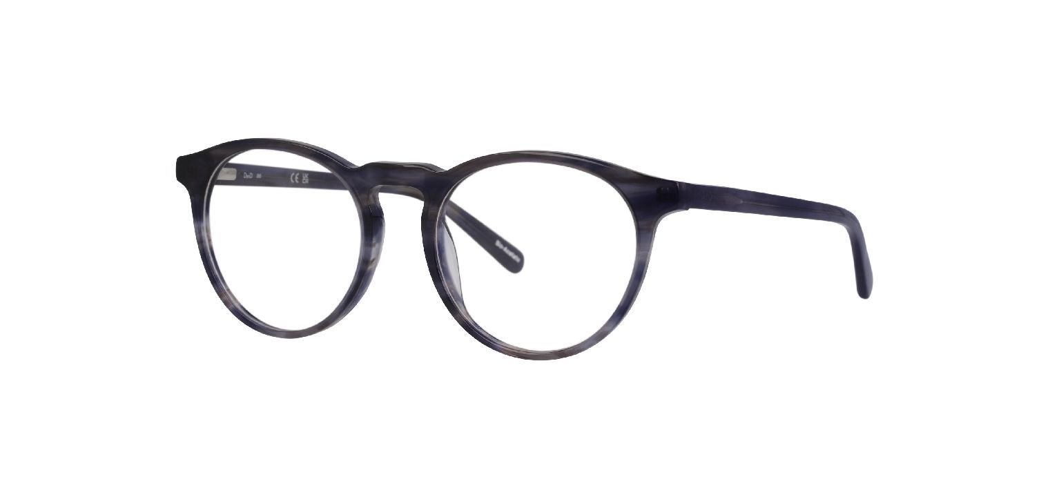 DbyD Rund Brillen DBOM5055 Blau für Herren