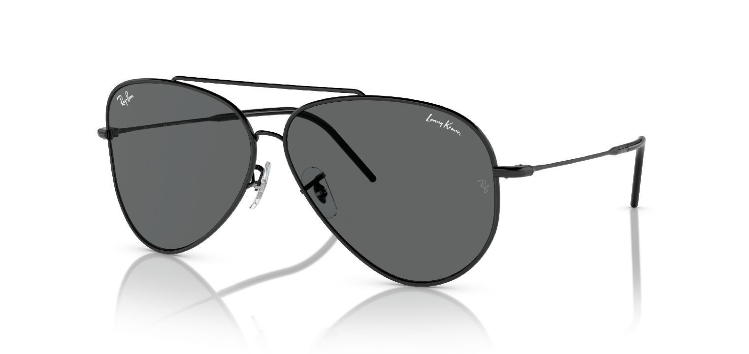 Lunettes de soleil Ray Ban Aviator 0RBR0101S Noir pour Homme Femme McOptic