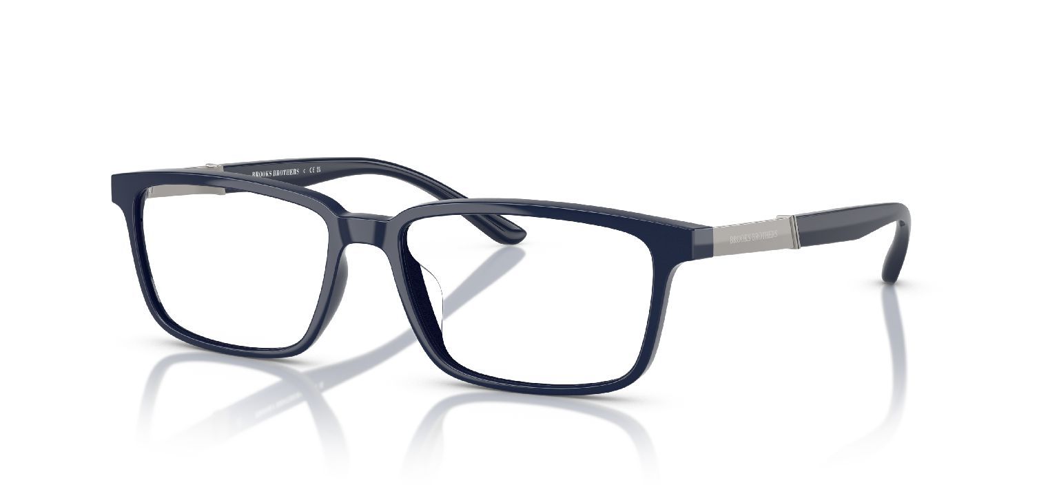 Brooks Brothers Rechteckig Brillen 0BB2070U Blau für Herren