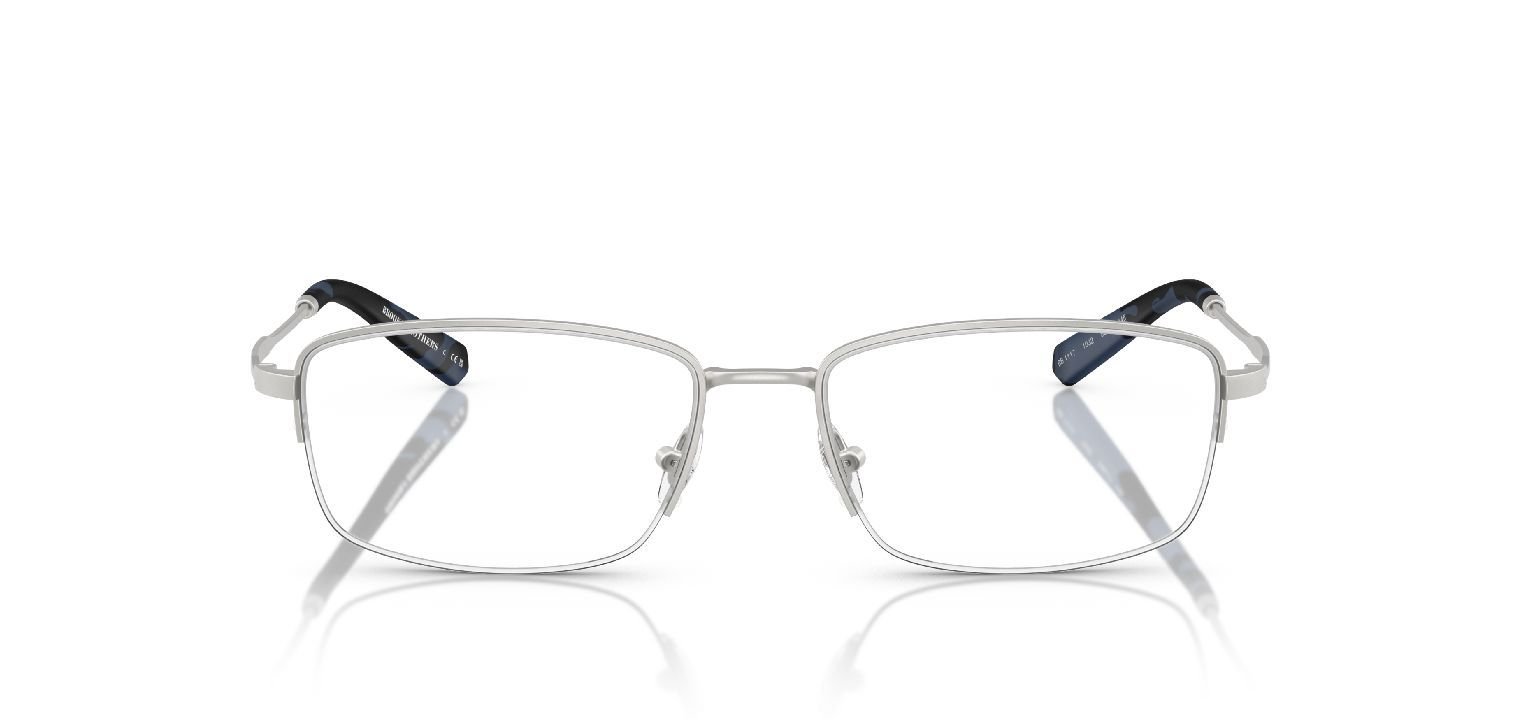 Brooks Brothers Oval Brillen 0BB1117 Sillber für Herren