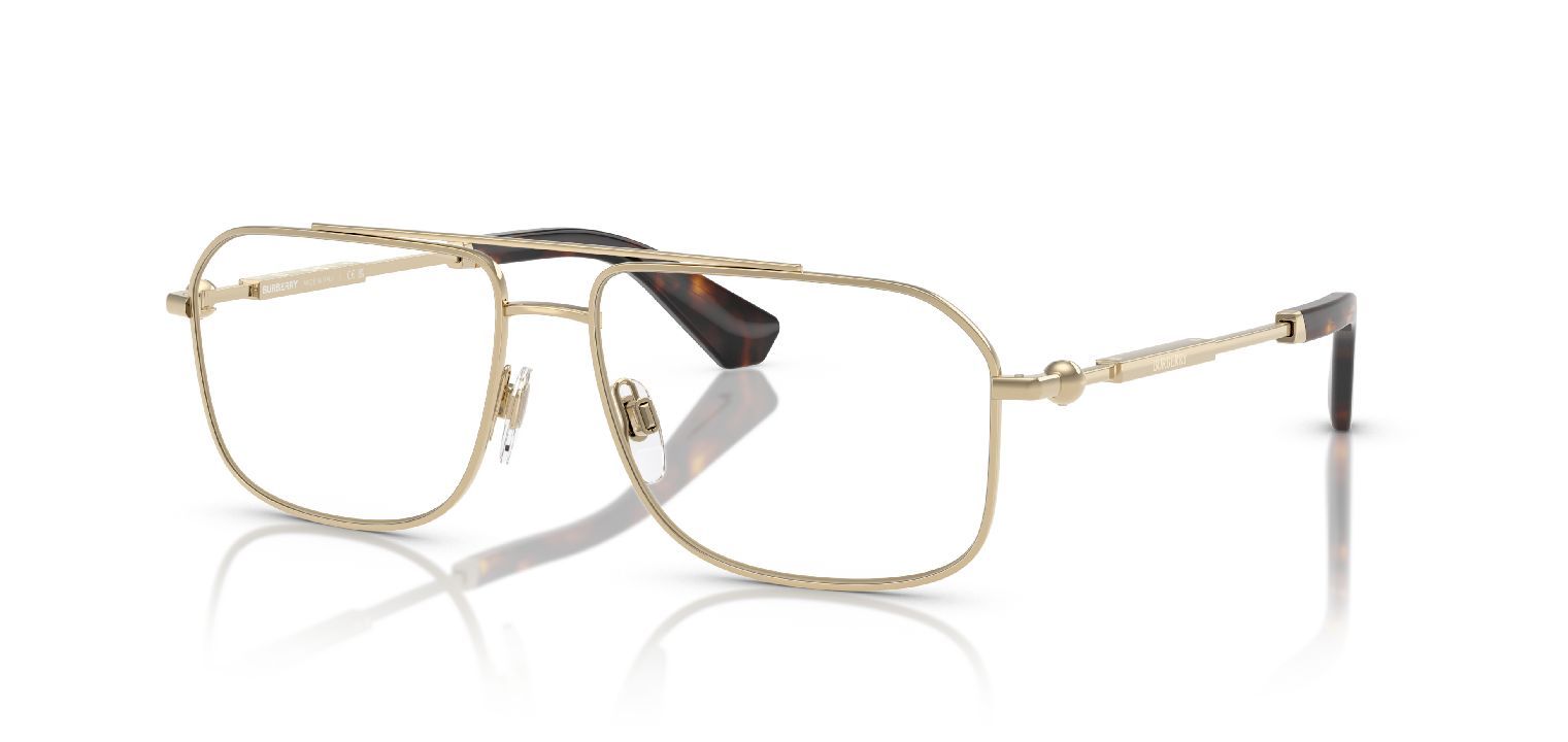 Occhiali da vista Burberry Rettangolari 0BE1391 Oro da Uomo