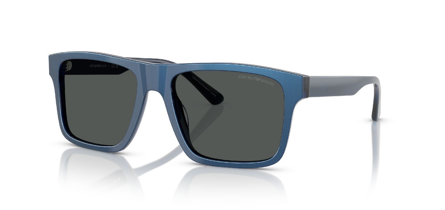 Occhiali da sole Emporio Armani Quadrata 0EA4232 Blu da Uomo McOptic