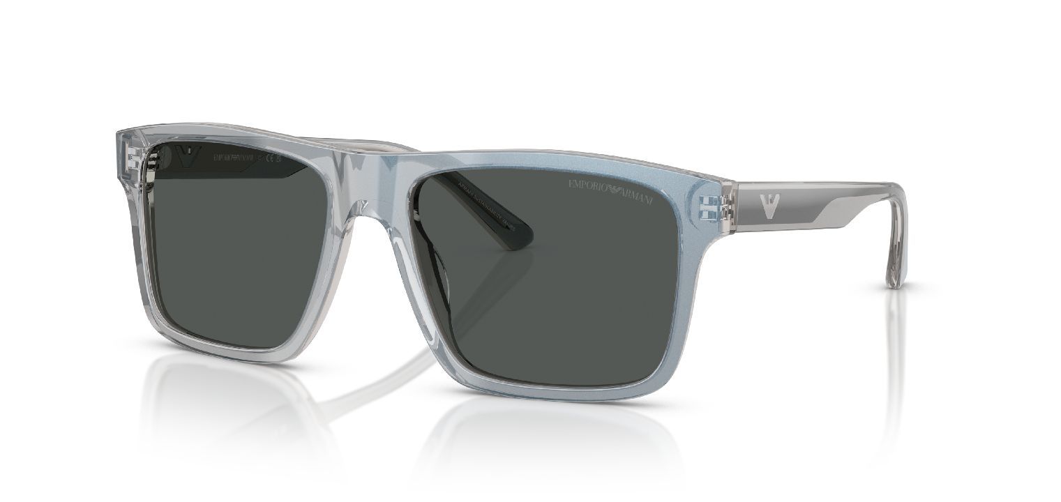 Emporio Armani Quadratisch Sonnenbrillen 0EA4232 Grau für Herren
