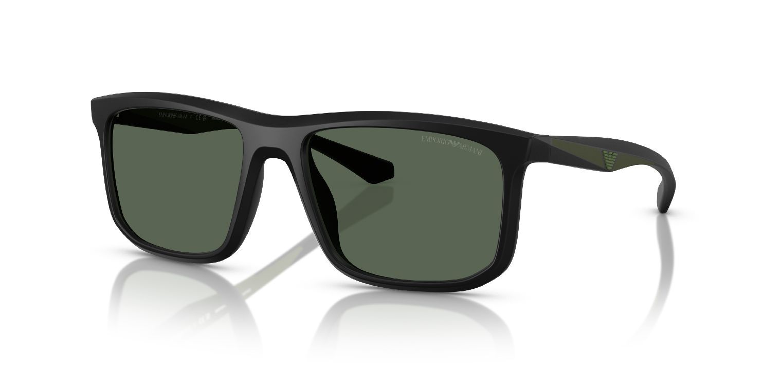 Emporio Armani Quadratisch Sonnenbrillen 0EA4234U Schwarz für Herren
