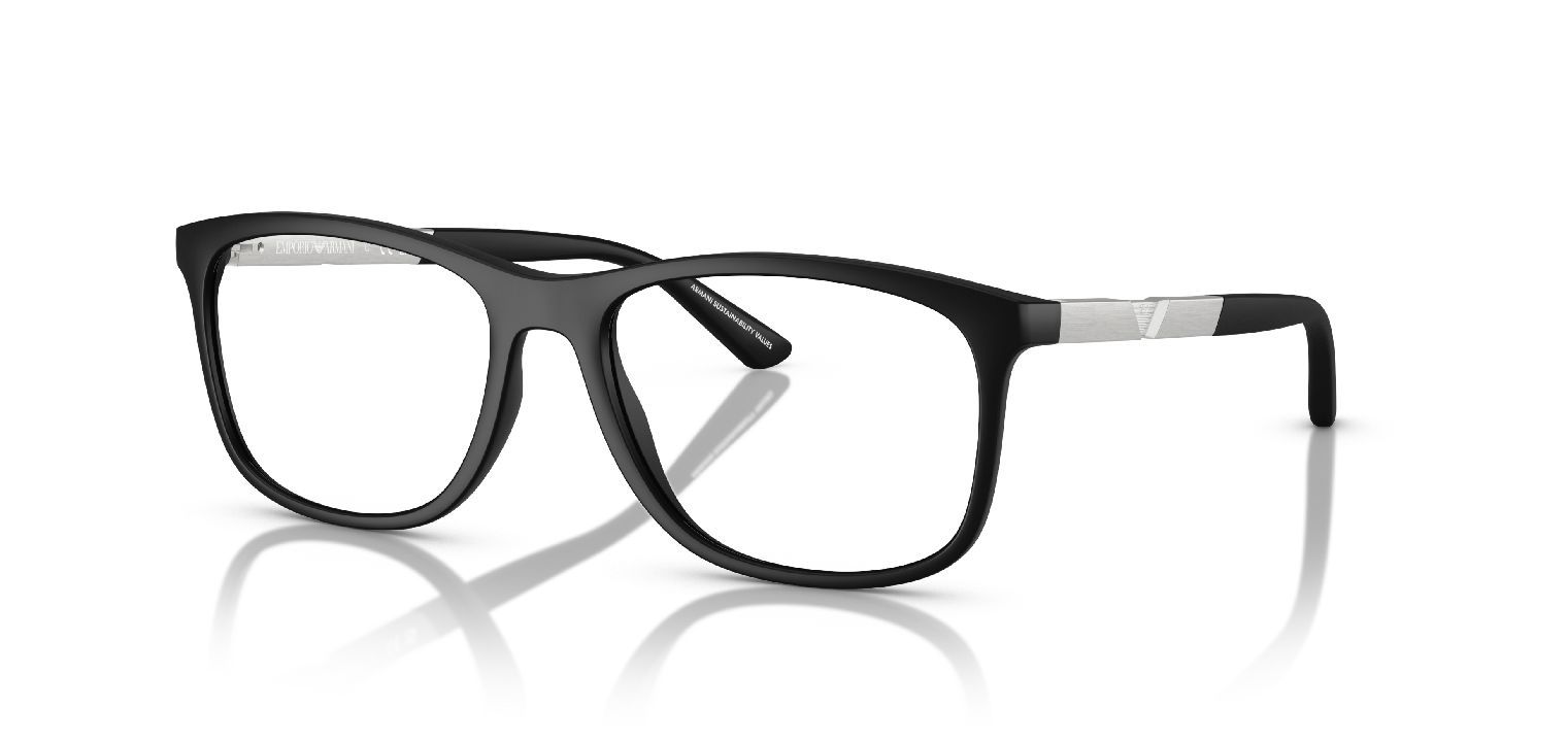 Emporio Armani Quadratisch Brillen 0EA3247 Schwarz für Herren