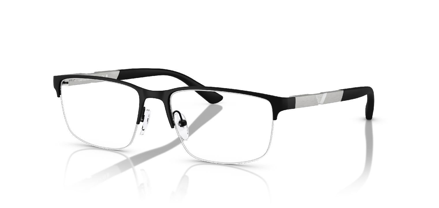 Lunettes de vue Emporio Armani Rectangle 0EA1164 Noir pour Homme