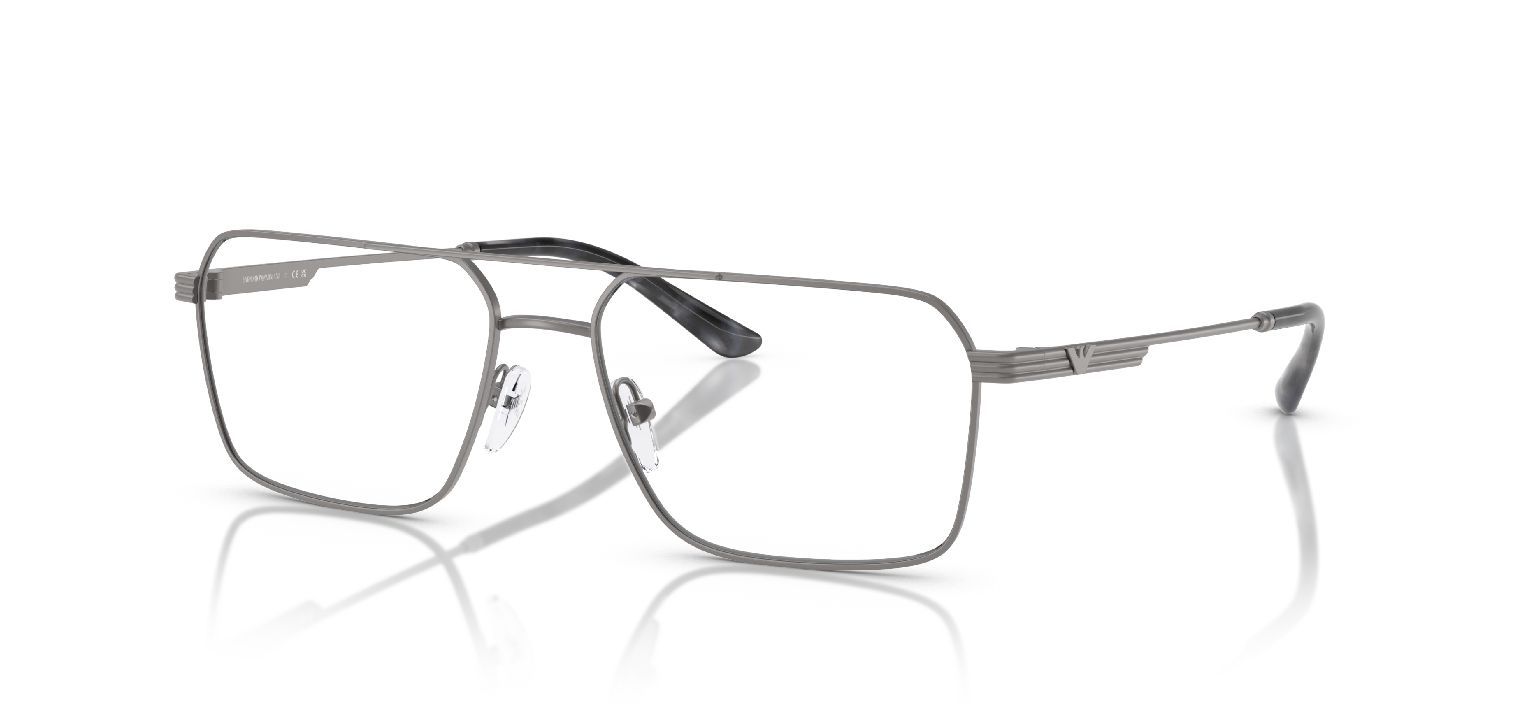 Emporio Armani Quadratisch Brillen 0EA1166 Grau für Herren